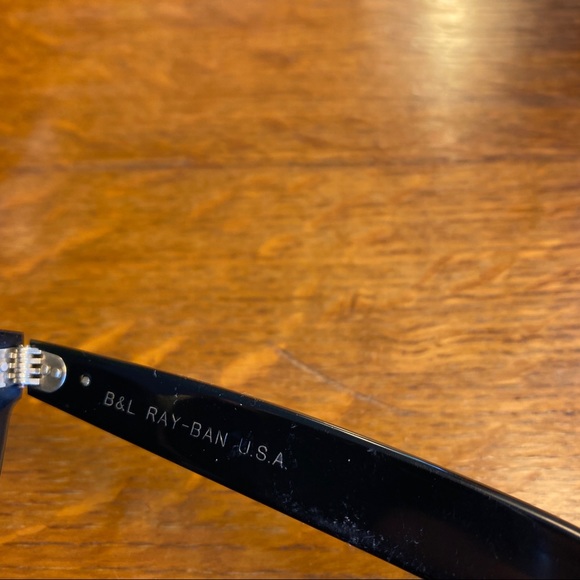 Vintage Ray Ban Wayfarer 2 Bausch & Lomb Tortoise Shell Sunglasses - Picture 8 of 10